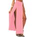 Women's Retro Style Midi Skirt Solid Color Fitted Waist Irregular Hem Beach Long Skirt Design_ecoleips.com