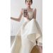 Spring New French-style Light Wedding Dress, Mid-length, Simple Ultra-fairy Satin, Suitable Daily Outings, Travel_ecoleips.com