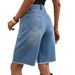 European And American Cross-border Foreign Trade Independent Site Ripped Denim Shorts, Fashion Frayed Tassel_ecoleips.com