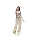 C Brand Women's round Neck Striped Knit Dress Slim Fit Short Sleeve Base Layer Top Stretch Vest Spring New Arrival 2025_ecoleips.com