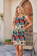 Women's Casual Sleeveless Vest Dress Eyelet Printing with Pocket European And American Style Cross Border Hot Selling_ecoleips.com