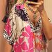 Women's Clothing Women's Colorful Print Deep V Dress Casual For Formal & Casual For Women Fashionable Lace Cardigan_ecoleips.com