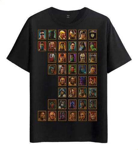 Women's T-Shirts Tshirt Muscle Freaks Mortal Kombat Characters Style_ecoleips.com