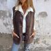 "Women's Lambskin Polar Fleece Button Vest – Warm & Stylish Layering Piece For Autumn/Winter"_ecoleips.com