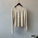 Yanshuang Korean Style Color-Block Striped Knitted Cardigan For Women, Autumn New Round Neck Versatile Thin Sweater_ecoleips.com