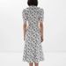 Talenza Floral Print Contrast A-Line Dress For Women Lace Up Lapel Short Sleeve Bodycon Summer Female Fashion Elegant Slim Dress_ecoleips.com