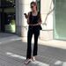 Aria Basics Aria Basics Cross-border Solid Color Pants Set, European And American 2025 Autumn New Slim-fit Stretch Casual Vest Set_ecoleips.com