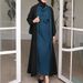 Women's Clothing Solid Color With Belt Sleeveless Vest Dress Elegant Contrast Color Coat_ecoleips.com