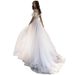 Women's Clothing spring new large size wedding dress slim fit fat lace dress_ecoleips.com