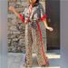 Women's Clothing Women's Casual Leopard Print Contrast Edge Cardigan Metal Button Top Suit_ecoleips.com