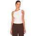 Women's Off-Shoulder Slim Fit T-Shirt Pure Color Versatile Summer Style American New Arrival_ecoleips.com