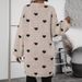 Long Sleeve Love Heart Jacquard Knit Cardigan – Oversized V-Neck Open Front Sweater In Beige | Boho Chic & Casual (S-XL)_ecoleips.com