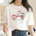 Bubu Dudu T-shirt Female Designer Anime Cute Girl Pattern Fun Harajuku T-shirt Summer Cotton Casual Breathable Loose Top_ecoleips.com
