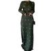 Women's Elegant Long Sleeve Printed Dress Slim Fit Ruffle Waist European Style Autumn New 2025_ecoleips.com