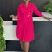 Aria Basics Aria Basics D597 Cross-Border European And American Women's Winter Blazer Collar Shirt Plus Size Fashion Elegant Pleated_ecoleips.com