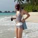 New Sexy V-neck Small Breasts Gather To Cover Belly High Waist Backless Fashion Plaid Boxers Vacation Split Swimsuit Women_ecoleips.com