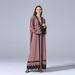 Verve Fashionable Lace Long Dress Muslim Dubai Robe 1555_ecoleips.com