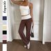 DiYun European And American Casual Sports Solid Color Yoga Pants Women's Clothing 2026 Summer_ecoleips.com