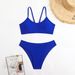 Aria Basics 2025 New European And American Foreign Trade Cross-Border Solid Color Strapless Backless Sexy Two-Piece Swimsuit Bikini_ecoleips.com