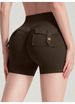 K Work Clothes, Hip Lifting, Running, Yoga Shorts, Peach Pants, Stretch Training, Wearing For Slimming, New Three Part Pants For Fitness_ecoleips.com