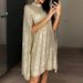 Sparkling A-Line Shift Dress With Batwing Sleeves For Women | Comfortable Loose Fit Party & Evening Wear_ecoleips.com