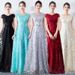 Chorus Performance Dress Long Skirt Student Choir 2025 New Red Song Competition Solo Art Examination Evening Dress Spring_ecoleips.com
