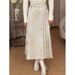 New Chinese-style Blue For Women, Autumn And Winter New Model, Exquisite Craftsmanship, Niche Embroidered Mid-length_ecoleips.com