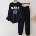Women's Clothing Sports Casual Student Suit Loose Sweater Sweatpants Two Piece Suit Cotton Pant Sets_ecoleips.com