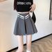 Women's High-Waisted A-Line Pleated Skirt Pants Irregular Design Casual Wide-Leg Hot Pants for Summer Sexy Suit Shorts_ecoleips.com