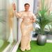 European And American Cross-border Foreign Trade Women's Plus-size Party Evening Dress, African Sequin_ecoleips.com