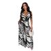 Women's Clothing Fashion Sexy Suit Printed Halter Neck Wide Leg Trousers Two Piece Suit_ecoleips.com