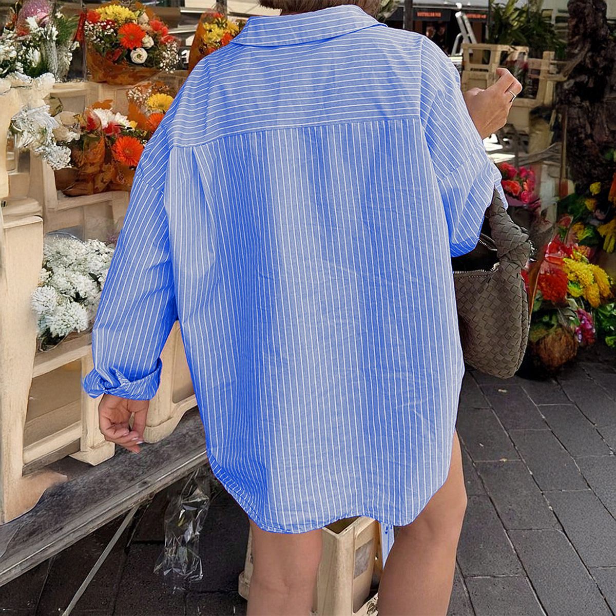 DiYun European American Casual Vacation Versatile Long-sleeve Jacket Top Shirt Women's Clothing 2025 Autumn And Winter_ecoleips.com