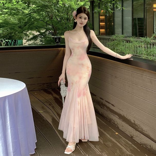 6180 European, American, Southeast Asian Foreign Trade Wholesale 2026 Women's Elegant And Gentle Floral Mesh Slimming_ecoleips.com