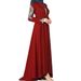Yiduoduo Dress Embroidered Elegant Dress With Irregular Hem Pp1024 Style_ecoleips.com