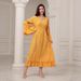 Women's Elegant Digital Print Plus-Size Dress_ecoleips.com