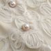 Apricot Color Women's V Neck Top European American Style Cross Border E Commerce Elegant Fashionable Three Dimensional Rose Pearl_ecoleips.com