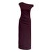 Luxi French Style Asymmetrical Waist Cinching Long Dress Elegant Slimming Summer Style Sleeveless Ankle-Length Casual Dress for Women_ecoleips.com