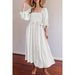 Women's Elegant V Neck Mid Sleeve Reversible Style Spring Autumn New Fashion Clothing_ecoleips.com