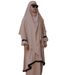 Verve New Muslim Casual Robe Women's Fashion Three-Piece Set ABAYA_ecoleips.com