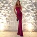 Sexy Backless Gold Foil Ruched Bodycon Dress For Women - Sleeveless High Waist Slit Summer Dress_ecoleips.com