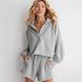 Women's Fashion Hooded Sweatshirt V Neck Long Sleeve Pullover Loose Trendy Top For Spring Autumn_ecoleips.com