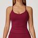 Women's Quick Drying Cross Back Yoga Vest Style Fitness Top For Outdoor Running Sports_ecoleips.com