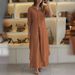 2024 Women's Urban Elegant Cotton Linen Slim Waist Long Shirt Wide Leg Pants Suit Independent Station Summer Autumn Fashion Set_ecoleips.com