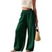 Women's Summer Thin Casual Loose Slimming Solid Color Long Pants New Clothing_ecoleips.com