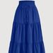 Aria Basics Aria Basics Independent Site European And American Cross-border Foreign Trade Bohemian A-line Flowing Layered Cake Skirt_ecoleips.com