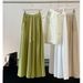 Women's High-Waisted Wide Leg Pants Thin Ice Silk Cotton Linen Loose Slimming Cropped Casual Summer Style 2026_ecoleips.com