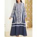 Women's Clothing New Style Stitching Contrast Color Retro Pattern Women's Robe Loose Fashion Dress Women Autumn And Winter_ecoleips.com