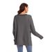 Autumn/Winter Loose-Fitting V-Neck Sweater For Fashionable Casual Women's Wear_ecoleips.com