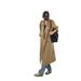 ng2510292 Foreign Trade British Style Trench Coat For Women 2025 Spring And Autumn New Mid-Length Over-the-Knee High-End_ecoleips.com