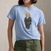 Summer Casual Women's Round Neck T-Shirt Short Sleeve Bear Print Top Fashion Fits True To Size_ecoleips.com